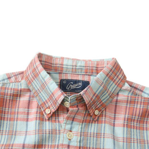 Spencer Slub Madras Short Sleeve Shirt