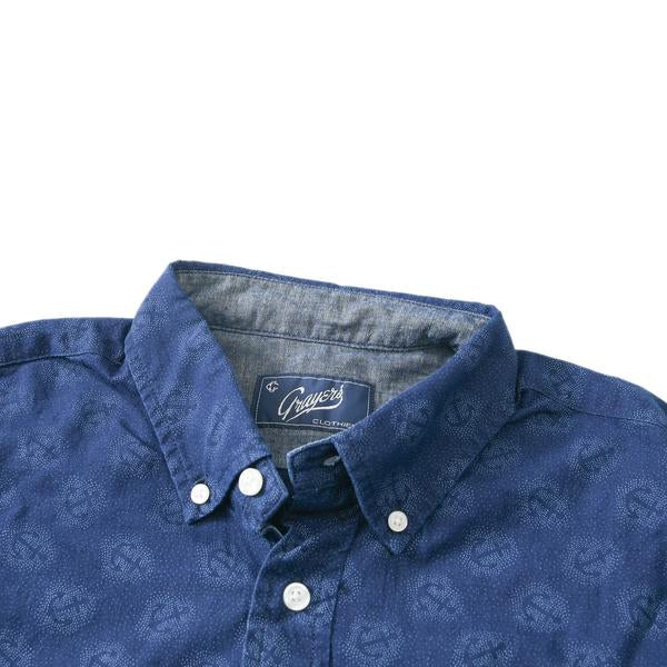 Printed Anchor Short Sleeve Shirt