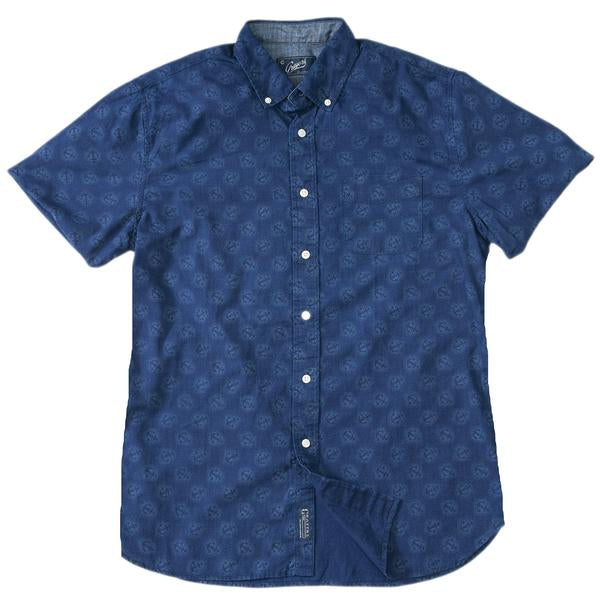Printed Anchor Short Sleeve Shirt