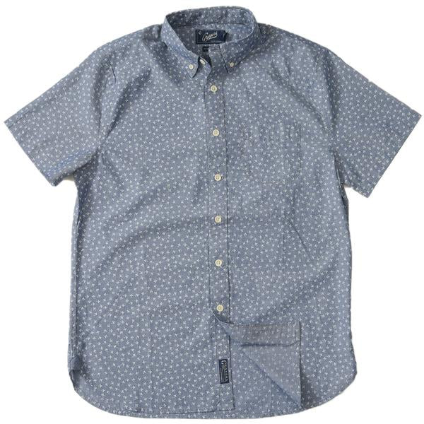 Portsmouth Printed Chambray Short Sleeve Shirt