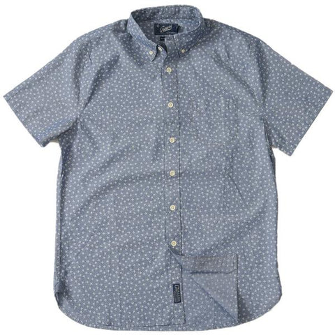 Portsmouth Printed Chambray Short Sleeve Shirt