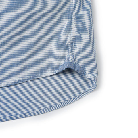 Stewart Microstripe Summer Chambray Shirt