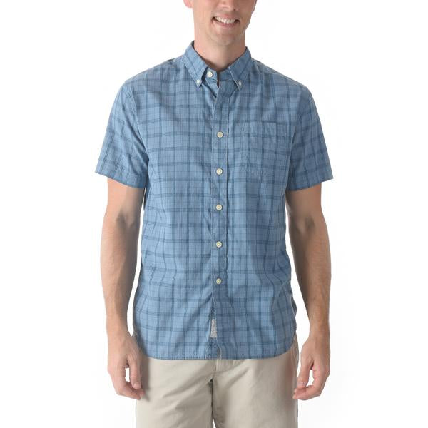 Bluestone Poplin Short Sleeve Shirt