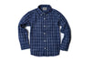 Boy's Navy Indigo Madras Shirt