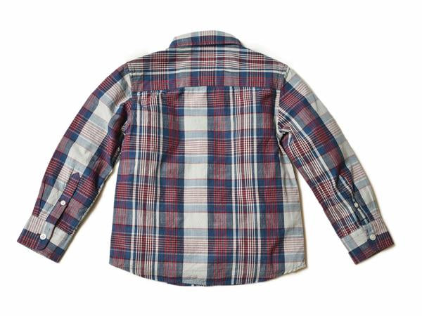 Boy's Indigo Slub Poplin Shirt