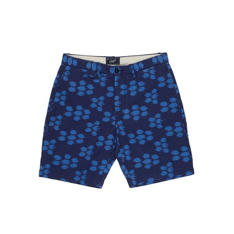 9" Printed Ikat Canvas Short
