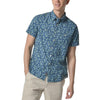 Izzy Indigo Print Shirt Short Sleeve Shirt