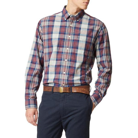 Indigo Slub Poplin Shirt