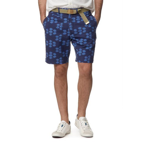 9" Printed Ikat Canvas Short