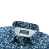 Izzy Indigo Print Shirt Short Sleeve Shirt
